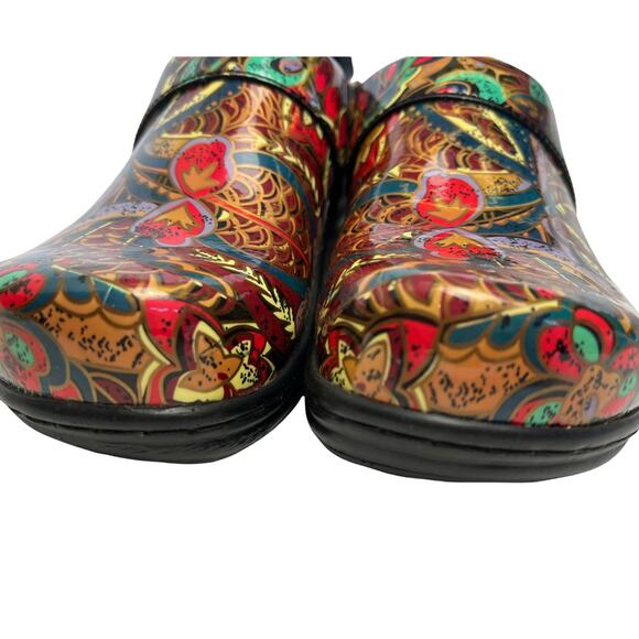 Klogs Jungle Boogie MISSION Leather Clog | Sz 6 | Multicolor | Excellent! - Picture 10 of 12